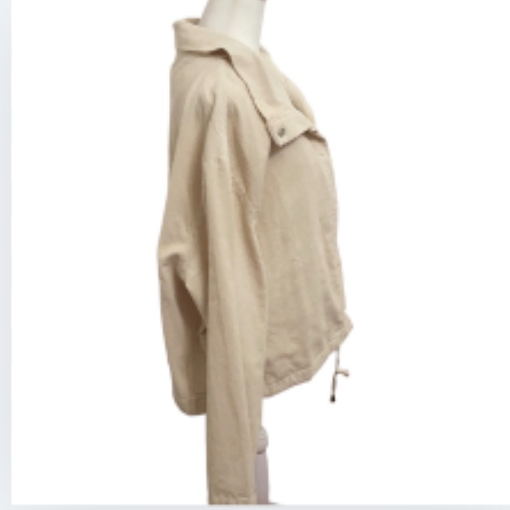 NWT Glitzy Girlz Corduroy Beige Crop Jacket Plus Size  Size 5X - Picture 3 of 11